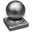 Заглушка кв.60х60(1мм) с шаром d57mm