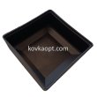 Пластиковая заглушка чёрная наружняя 80х80 h-35mm 