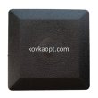 Пластиковая заглушка чёрная наружняя 80х80 h-35mm 