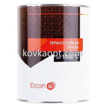 Термокраска ELCON до +700с Цвет: Серый; Вес 0.8кг.