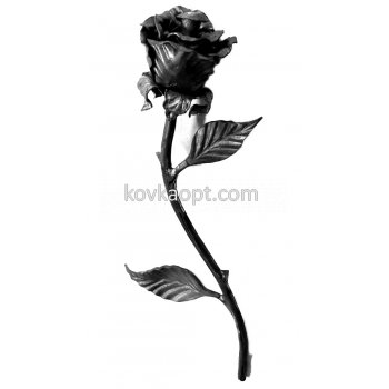 Роза кованая (290х130) Бутон d60mm