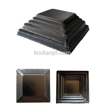 Подпятник осн.80кв крышка 40кв h28mm s=1mm